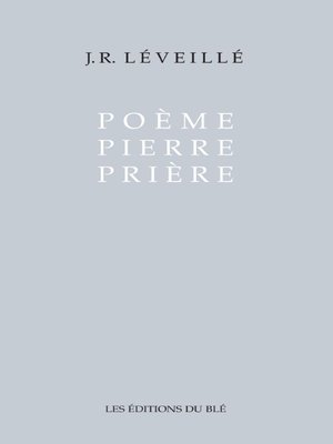 cover image of Poème Pierre Prière